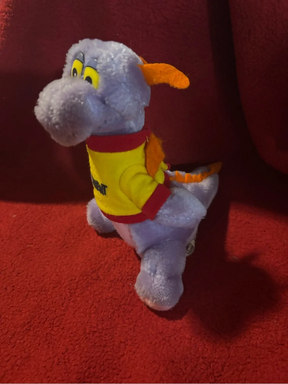 vintage 1980s Figment plush dragon from Disney Parks